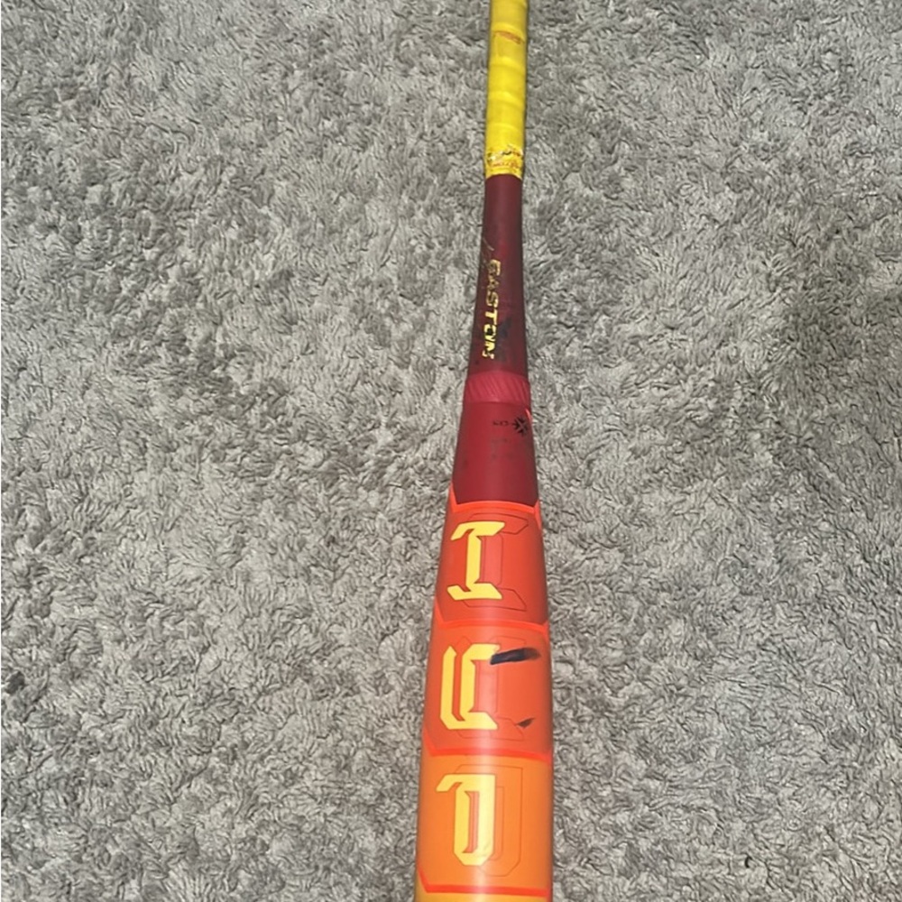 Easton Red and Yellow Baseball Bat